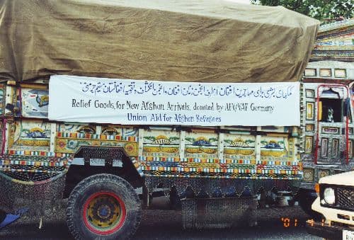 Hilfsgütertransporte Deutschland → Afghanistan